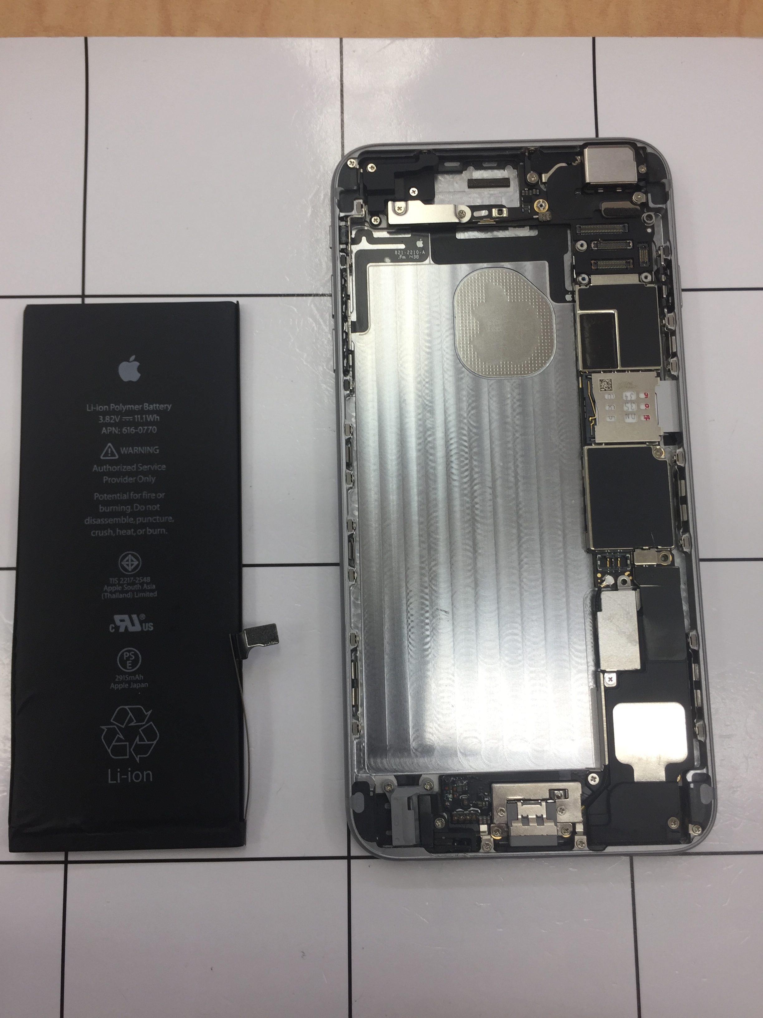 千葉　四街道　iPhone６Plusバッテリー交換しました！