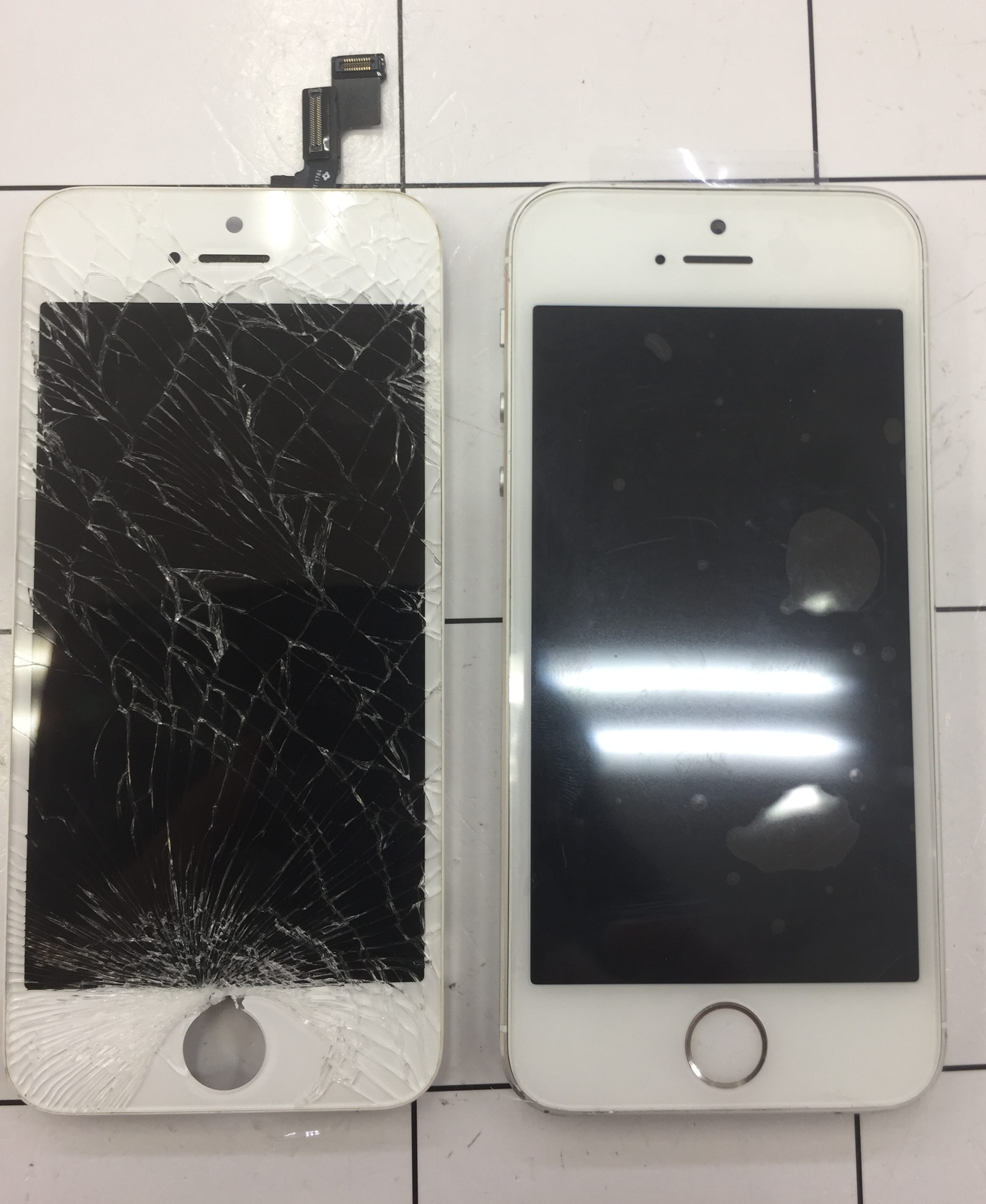 千葉市若葉区より、iPhone5Sの画面割れ修理のご来店!　千葉最安修理！　スマホ修理のあいプロ四街道店