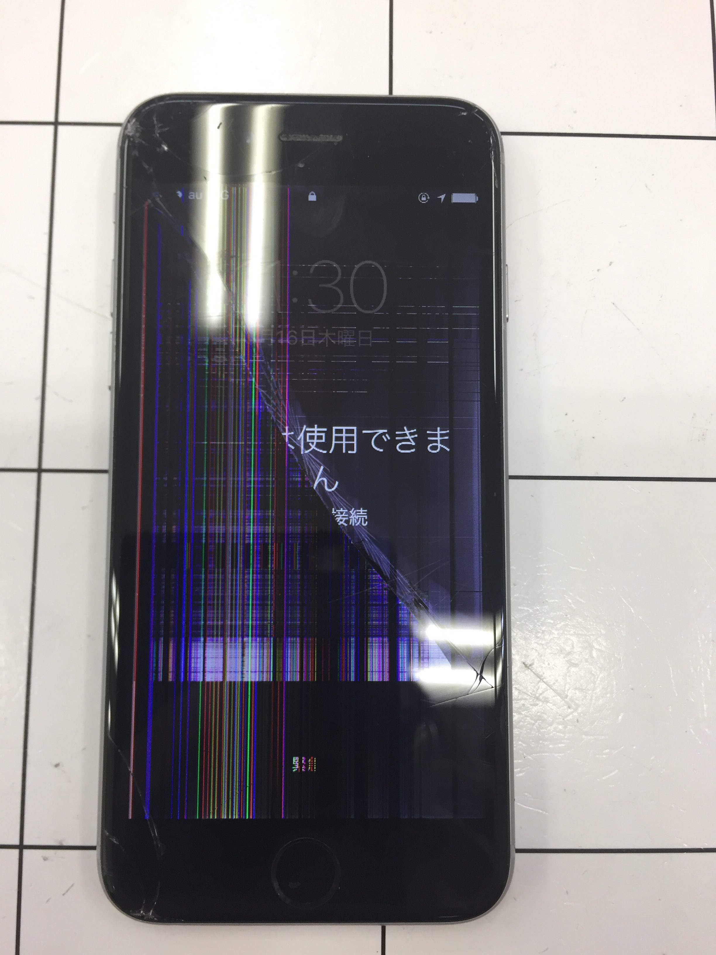 【iPhone 修理 甲府】甲府市よりiPhone6Sの液晶交換修理にご来店していただきました！！