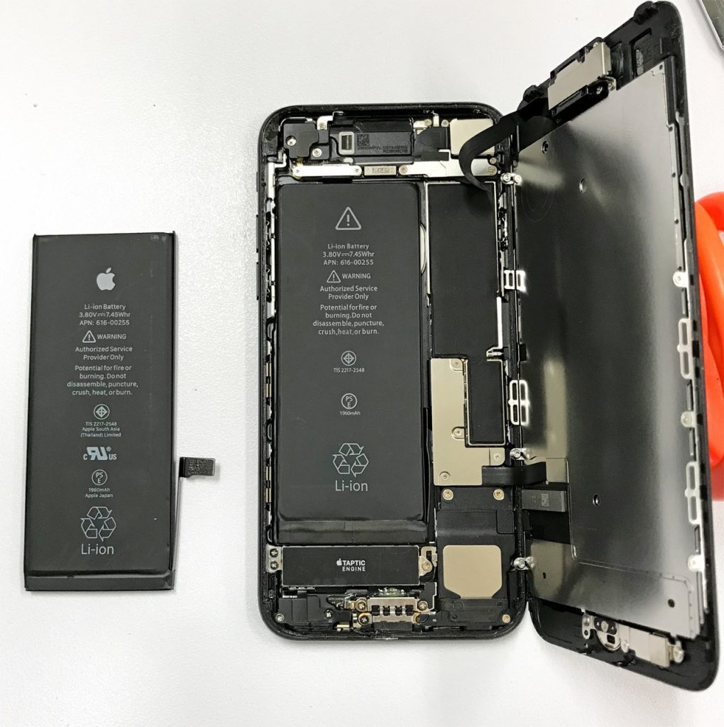 野洲】iPhone7Plus バッテリー交換の様子をご紹介！あいプロ【iPhone 