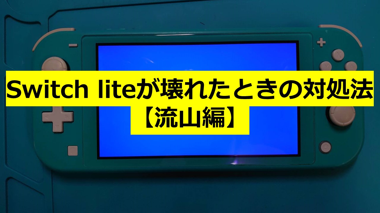 「Switch liteが壊れたときの対処法【流山編】」